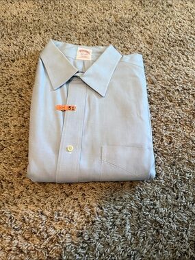 Brooks Brothers Light Blue Button-Up Dress Shirt